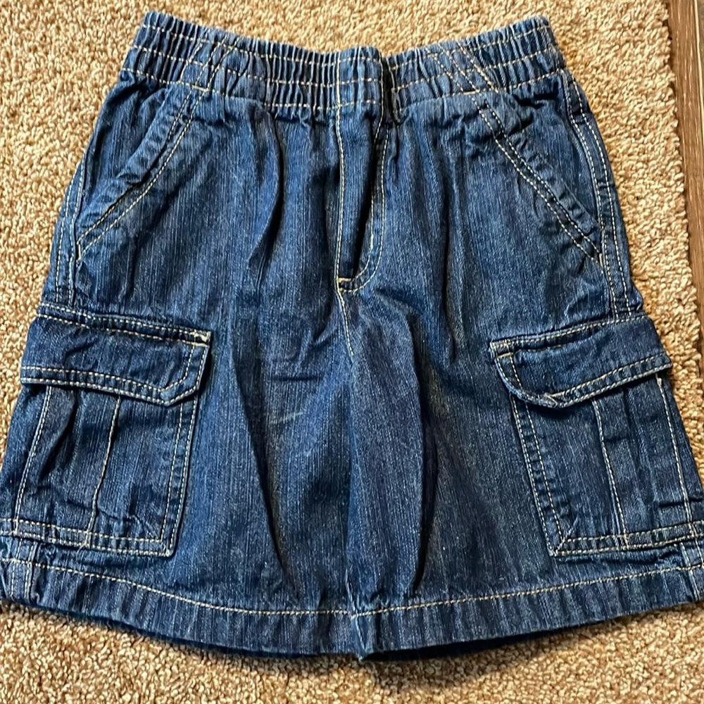 Faded Glory elastic waist denim shorts 3T